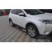Пороги - трубы "Delux" для RAV4 (2013+).